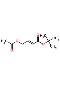 Tert-butyl 4-acetoxybut-2-enoate Structure,902154-51-2Structure