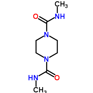 1,4-Piperazinedicarboxamide, n1,n4-dimethyl- Structure,90222-47-2Structure