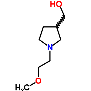 [1-(2-Methoxyethyl)-3-pyrrolidinyl]methanol Structure,90227-42-2Structure