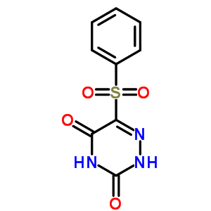 6-(Benzenesulfonyl)-2h-1,2,4-triazine-3,5-dione Structure,90323-31-2Structure