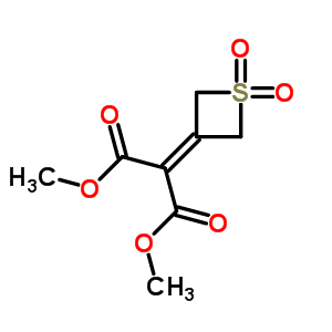 Dimethyl 2-(1,1-dioxothietan-3-ylidene)propanedioate Structure,90344-91-5Structure