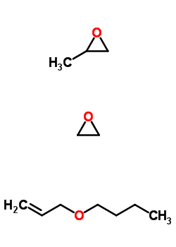 Methyloxirane polymer with oxirane, butyl 2-propenyl ether Structure,9038-92-0Structure