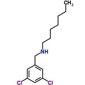 N-(3,5-Dichlorobenzyl)-1-heptanamine Structure,90390-26-4Structure