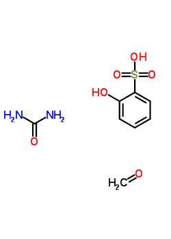 Hydroxybenzenesulfonic acid polymer with formaldehyde and urea Structure,9041-04-7Structure