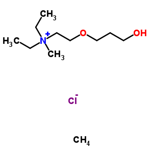 Alpha-[2-(diethylmethylammonio)methylethyl]-omega-hydroxy-poly[oxy(methyl-1,2-ethanediyl)] chloride (1:1) Structure,9042-76-6Structure