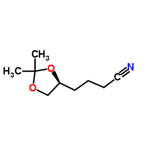 (S)-4,5-isopropylidene hexanonitrile Structure,90472-95-0Structure