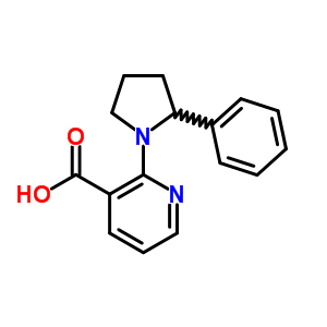 2-(2-Phenyl-pyrrolidin-1-yl)-nicotinic acid Structure,904816-69-9Structure