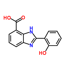 2-(2-Hydroxy-phenyl)-3h-benzoimidazole-4-carboxylic acid Structure,904817-12-5Structure