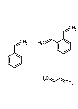 Styrene, butadiene, divinylbenzene polymer Structure,9052-84-0Structure