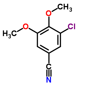 3-Chloro-4 5-dimethoxybenzonitrile Structure,90537-30-7Structure