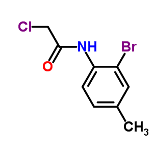 N-(2-bromo-4-methyl-phenyl)-2-chloro-acetamide Structure,90560-54-6Structure