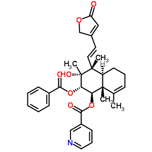 Scutebarbatine B Structure,905929-95-5Structure