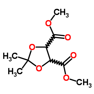 Dimethyl 2,2-dimethyl-1,3-dioxolane-4,5-dicarboxylate Structure,90613-41-5Structure