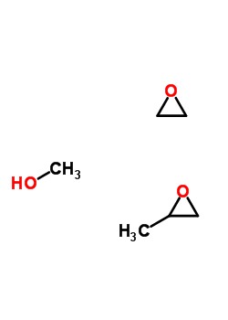 Oxirane, methyl-, polymer with oxirane, monomethyl ether Structure,9063-06-3Structure