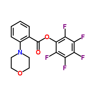 Pentafluorophenyl 2-morpholin-4-ylbenzoate Structure,906352-59-8Structure