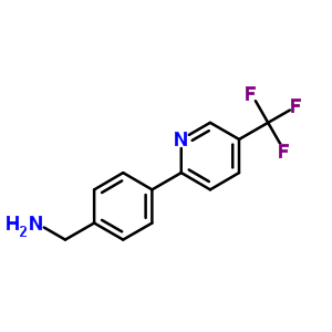 4-[5-(Trifluoromethyl)pyridin-2-yl]benzylamine Structure,906352-74-7Structure