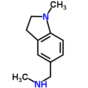 N-methyl-(1-methylindolin-5-yl)methylamine Structure,906352-81-6Structure