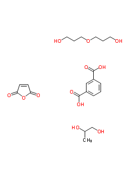 1,3-Benzenedicarboxylic acid, polymer with 2,5-furandione, oxybispropanol and 1,2-propanediol Structure,9065-68-3Structure