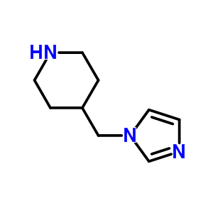 4-((1H-imidazol-1-yl)methyl)piperidine Structure,90748-03-1Structure