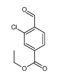 Ethyl 3-chloro-4-formylbenzoate Structure,908248-02-2Structure