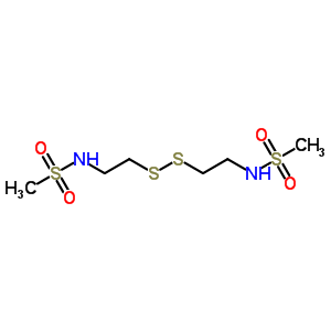 N-[2-(2-methanesulfonamidoethyldisulfanyl)ethyl]methanesulfonamide Structure,90889-07-9Structure