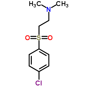 2-(4-Chlorophenyl)sulfonyl-n,n-dimethyl-ethanamine Structure,90945-13-4Structure