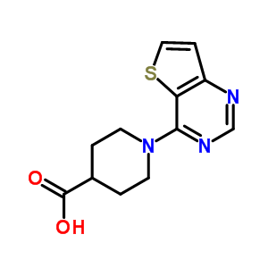 1-(Thieno[3,2-d]pyrimidin-4-yl)piperidine-4-carboxylic acid Structure,910037-25-1Structure