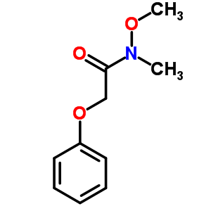 (N-methoxy-n-methylcarbamoylmethyl)phenoxymethane Structure,91012-53-2Structure