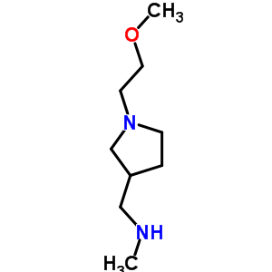 {[1-(2-Methoxyethyl)pyrrolidin-3-yl]methyl}methylamine Structure,910442-18-1Structure