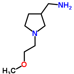 C-[1-(2-Methoxy-ethyl)-pyrrolidin-3-yl]-methylamine Structure,910443-61-7Structure