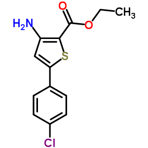 Ethyl 3-amino-5-(4-chlorophenyl)thiophene-2-carboxylate Structure,91076-94-7Structure