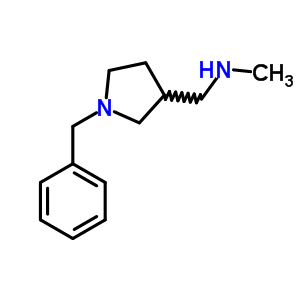 (1-Benzyl-pyrrolidin-3-ylmethyl)-methyl-amine Structure,91189-05-8Structure