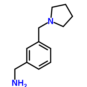 3-Pyrrolidin-1-ylmethyl-benzylamine Structure,91271-78-2Structure