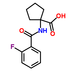 1-(2-Fluoro-benzoylamino)-cyclopentanecarboxylic acid Structure,912771-20-1Structure