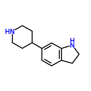 2,3-Dihydro-5-(4-piperidinyl)-1h-isoindole Structure,912999-76-9Structure