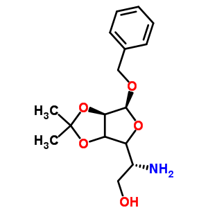 Benzyl 5-amino-5-deoxy-2,3-o-isopropylidenehexofuranoside Structure,91364-19-1Structure