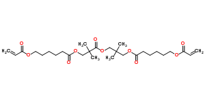 Hydroxypivalyl hydroxypivalate bis[6-(acryloyloxy)hexanoate] Structure,91381-58-7Structure