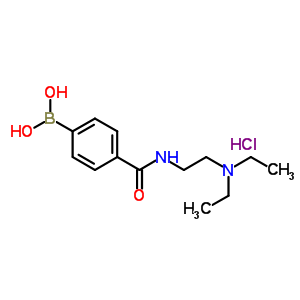 4-[2-(N,n-diethylaminoethyl)aminocarbonyl]phenylboronic acid hcl Structure,913835-46-8Structure