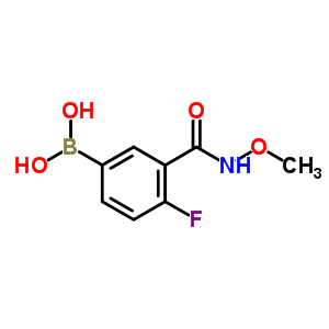 4-Fluoro-3-[(methoxyamino)carbonyl]benzeneboronic acid Structure,913835-47-9Structure