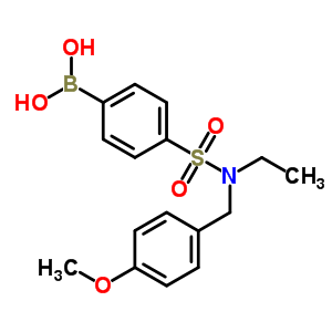 4-(N-ethyl-n-(4-methoxybenzyl)sulfamoyl)phenylboronic acid Structure,913835-55-9Structure