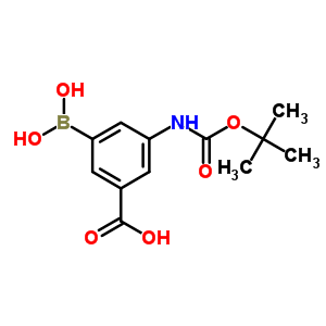 3-(N-boc-amino)-5-carboxyphenylboronic acid Structure,913835-72-0Structure