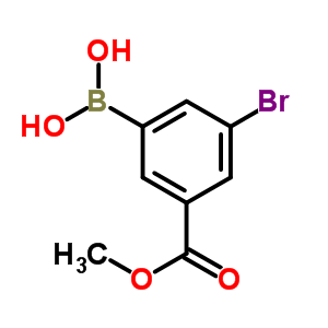 3-Bromo-5-(methoxycarbonyl)benzeneboronic acid Structure,913835-87-7Structure