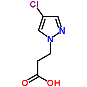 3-(4-Chloro-1H-pyrazol-1-yl)propanoic acid Structure,913839-78-8Structure