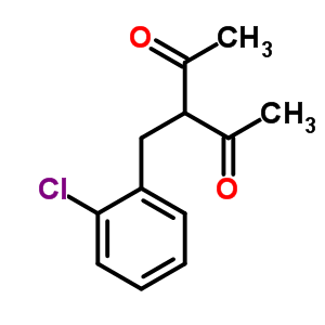 2,4-Pentanedione,3-[(2-chlorophenyl)methyl]- Structure,91393-60-1Structure