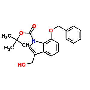 1-Boc-7-benzyloxy-3-hydroxymethylindole Structure,914349-16-9Structure