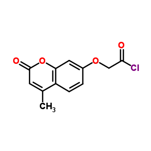 7-[(Chlorocarbonyl)methoxy]-4-methylcoumarin Structure,91454-65-8Structure