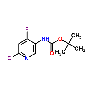 N-boc-2-chloro-4-fluoro-5-pyridinamine Structure,915307-78-7Structure