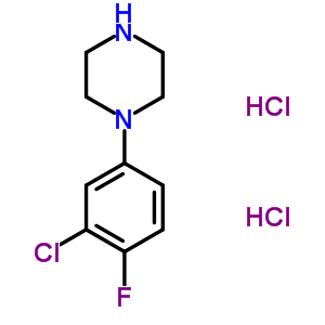 1-(3-Chloro-4-fluorophenyl)piperazine dihydrochloride Structure,91532-33-1Structure