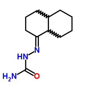 Hydrazinecarboxamide,2-(octahydro-1(2h)-naphthalenylidene)- Structure,91548-88-8Structure