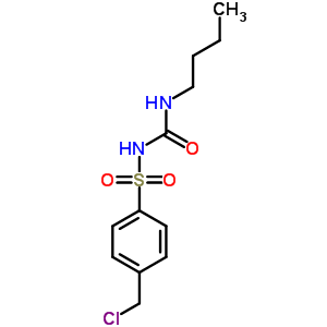 3-Butyl-1-[4-(chloromethyl)phenyl]sulfonyl-urea Structure,91561-46-5Structure